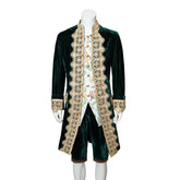 18th Century Victorian Aristocrat Costume - Black Distinguished Gentleman Royal Court Ensemble - Halloweez